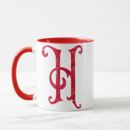 Taza HERITAGE -H- rojizo