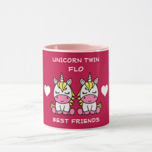 Taza Hermana gemela unicornio 