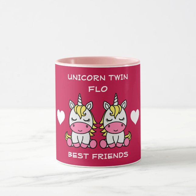 Taza Hermana gemela unicornio  (Centro)