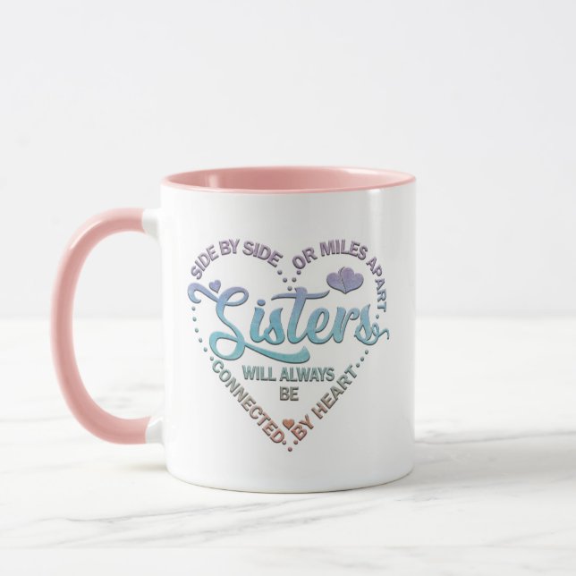 Taza Hermanas Al Lado O A Kilómetros De Distancia (Izquierda)