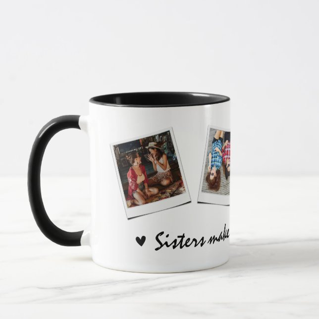 Taza Hermanas de fotos de Cute 4 (Izquierda)