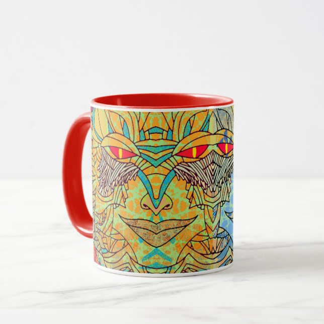 Taza Hermanas por todas partes Naranja Mug (Anverso izquierdo)