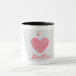 Taza hermano de amor
