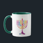 Taza Hermosa cosecha Hanukkah Menorah Feliz Hanukkah<br><div class="desc">Hermosa cosecha Hanukkah Menorah Feliz Hanukkah</div>