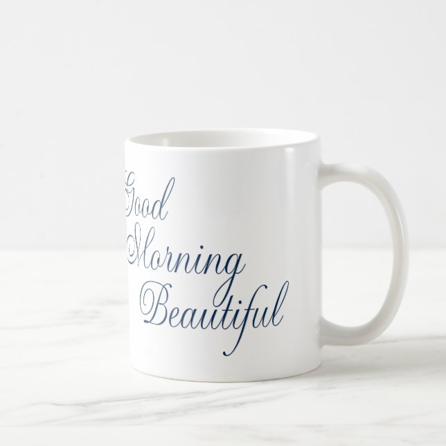 Taza hermosa de la buena mañana (Derecha)