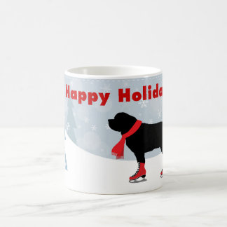 Taza hermosa del día de fiesta del perro de Newfie