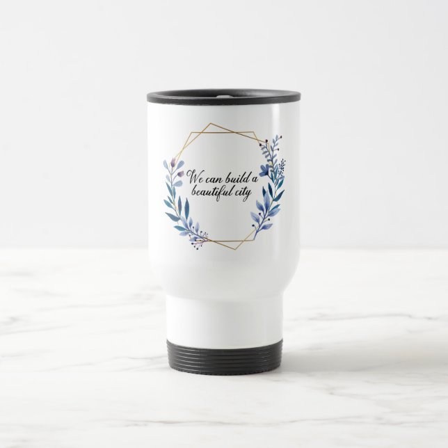 Taza hermosa del viaje de la cita de Godspell de (Centro)