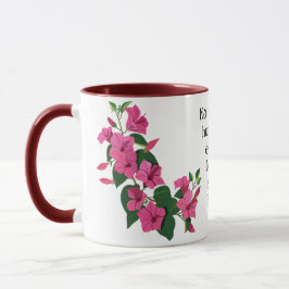 Taza Hermosa especialidad de magia floral personalizada