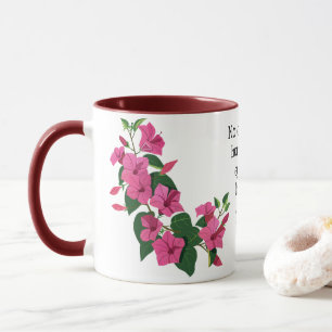 Taza Hermosa especialidad de magia floral personalizada