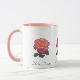 Taza Hermosa Flor de Rosa