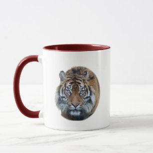 Taza Hermosa foto del rostro del tigre de Bengala