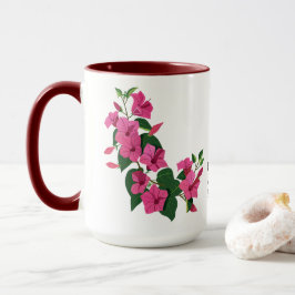 Taza Hermosa magia floral personalizada