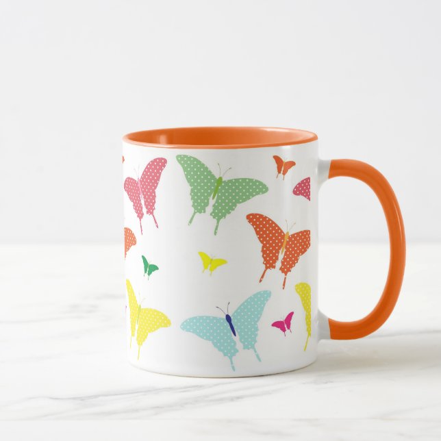 Taza Hermosa mariposa Mug (Derecha)