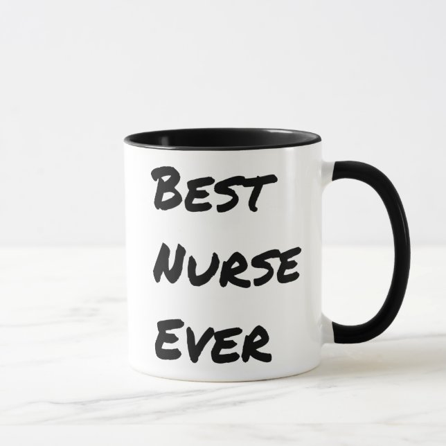 Taza Hermosa mejor enfermera nunca Mug (Derecha)