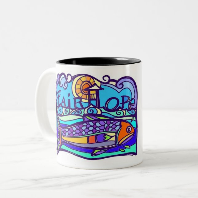 Taza hermosa y única de Fairhope (Anverso izquierdo)