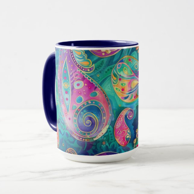 Taza Hermosa y vibrante belleza de la belleza (Anverso izquierdo)