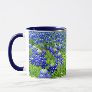 Taza Hermosas Bluebonnets Fotografía Texas