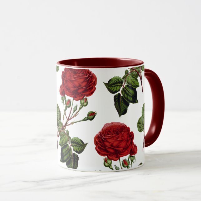 Taza Hermosas rosas rojas (Anverso derecho)