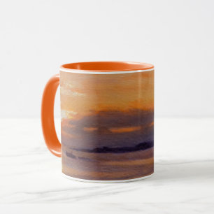 Taza Hermoso amanecer en el océano