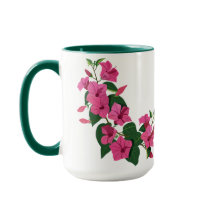 Hermoso café mágico floral personalizado