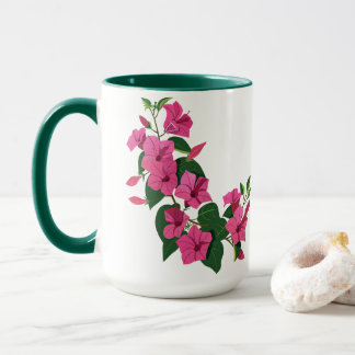 Taza Hermoso café mágico floral personalizado