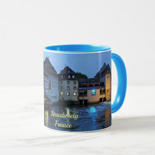 Taza Hermoso Estrasburgo, Francia (etiquetado)