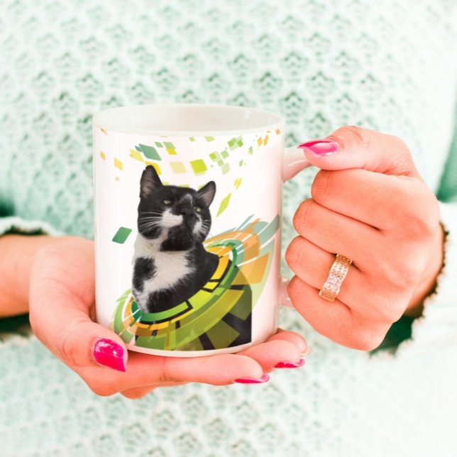 Taza Hermoso gatito gracioso Mug (Subido por el creador)