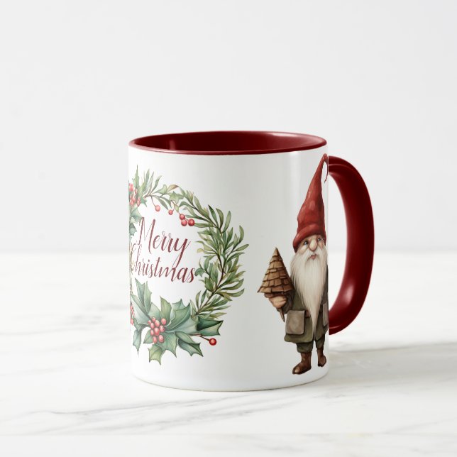 Taza Hermoso Gnome navideño (Anverso derecho)