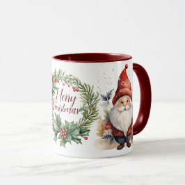 Taza Hermoso Gnome navideño