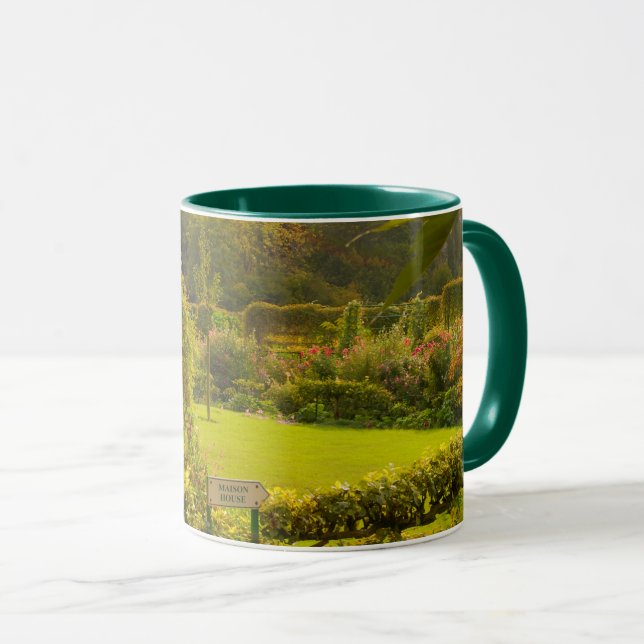 Taza Hermoso jardín, jardín de Claude Monet, Giverny (Anverso derecho)