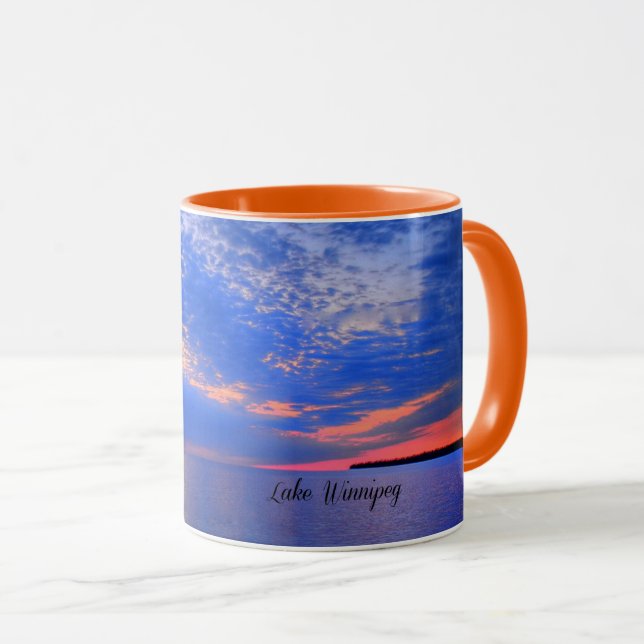 Taza Hermoso lago Winnipeg (Anverso derecho)