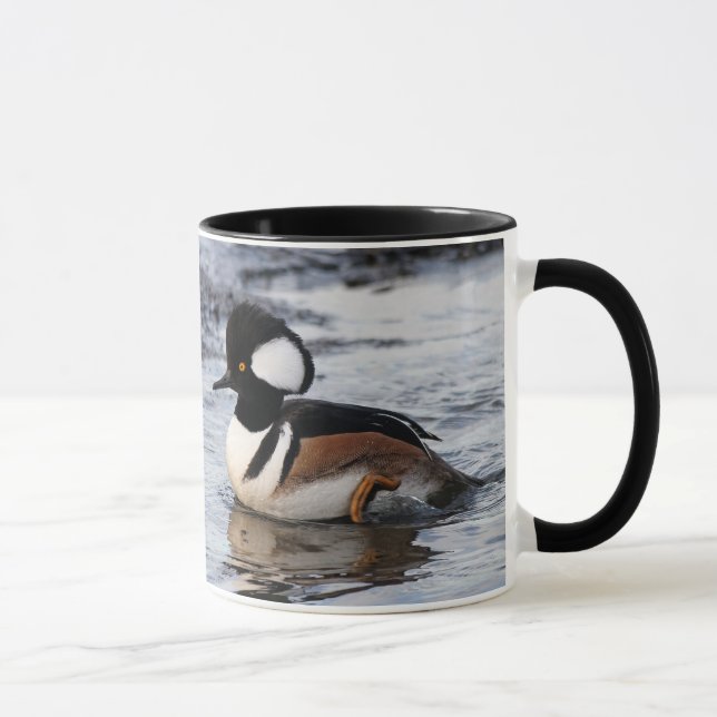 Taza Hermoso Mergante encapuchado en movimiento (Derecha)