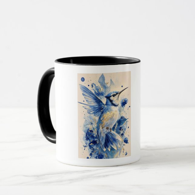 Taza Hermoso pájaro azul  (Anverso izquierdo)
