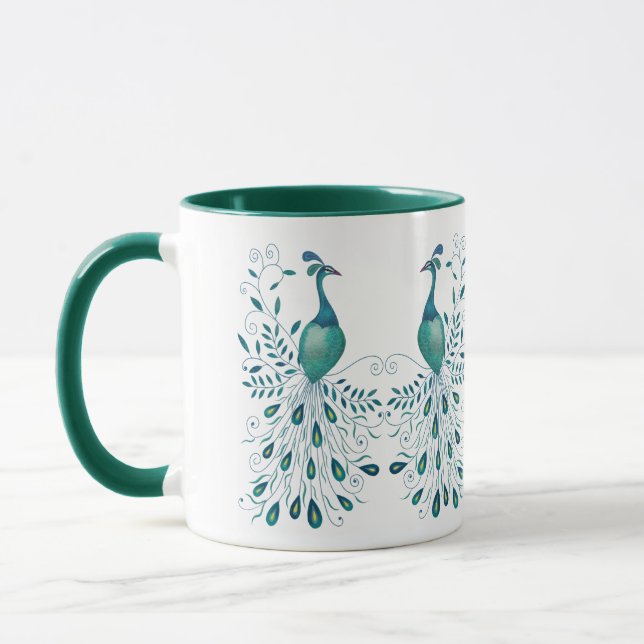 Taza Hermoso Peacock Mug (Izquierda)