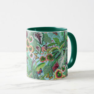 Taza Hermoso Philip Jacobs Fabric Tropical Leaves mug