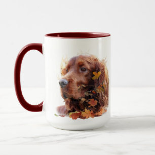 Taza Hermoso Red Setter Irlandés