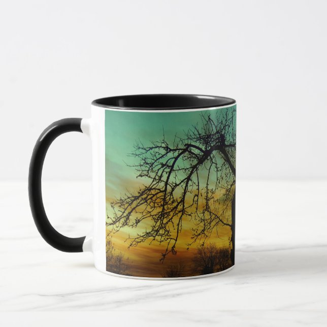 Taza Hermoso Sunset Escenario Paisaje Fotográfico Arte (Izquierda)