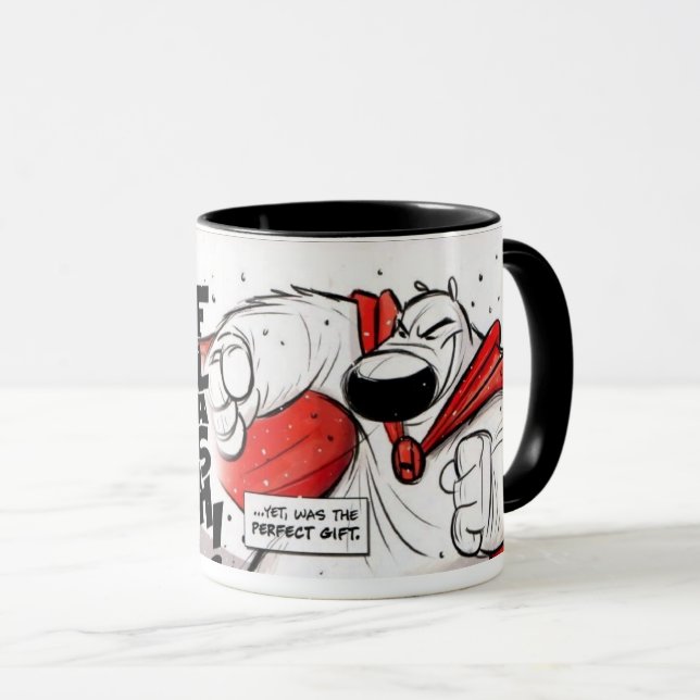 Taza Herobear y el niño COMIC MUG (Anverso derecho)