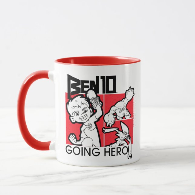 Taza Héroe de Ben 10 Going (Izquierda)