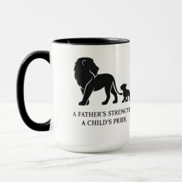 Taza Héroe del Día del Padre minimalista
