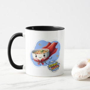 Taza Héroe Sopero, Sopa de Superhéroe Juego de Palabras