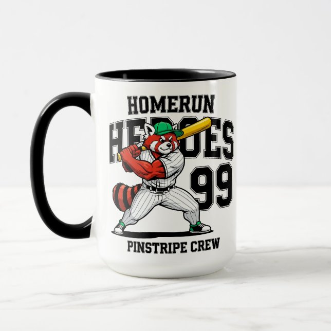 Taza Héroes caseros, equipo de Panda rojo (Izquierda)
