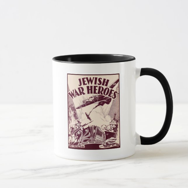 Taza Héroes judíos de la guerra (Derecha)