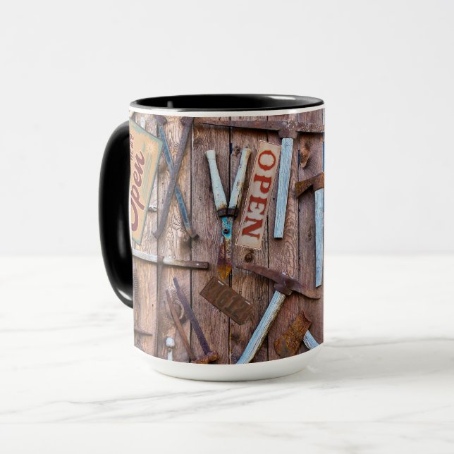 Taza Herramientas antiguas Herramientas de cosecha (Anverso izquierdo)