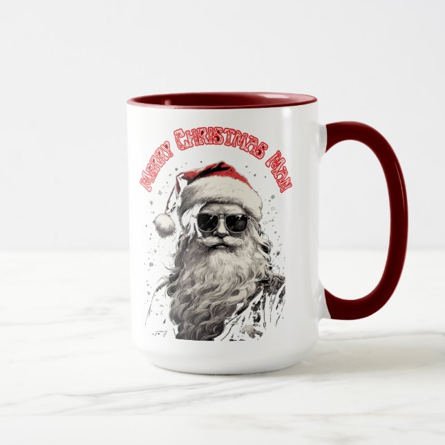 Taza Hey hombre tiene una Feliz Navidad (Derecha)