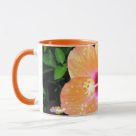 Taza Hibisco Naranja Feliz Día de la Madre