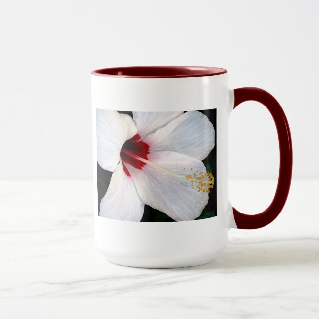 Taza Hibiscus blanco (Derecha)