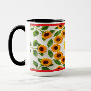 Taza Hibiscus colorido y Plumeria