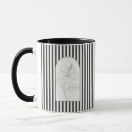 Taza Hibiscus Elegant Flower Botanical