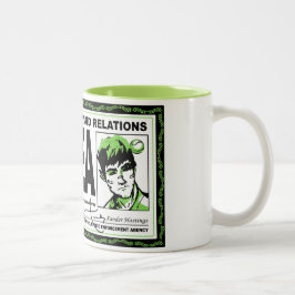 Taza híbrida de la insignia de la tierra HEA